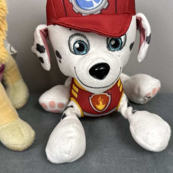 Spin Master Paw Patrol Plush Lot Rubble Chase Skye Marshal 2013+ Floppy Leg - Picture 4 of 8